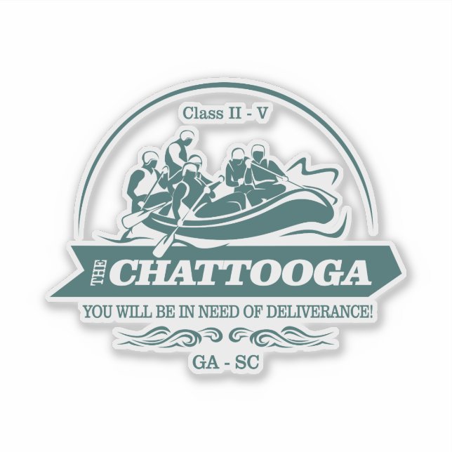 Sticker Chattooga (rafting2) (Devant)
