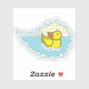 Sticker Chaucer l'autocollant de contour en caoutchouc pou
