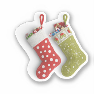 Sticker Chaussettes de Noël