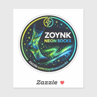 Sticker Chaussettes Néon Zoynk