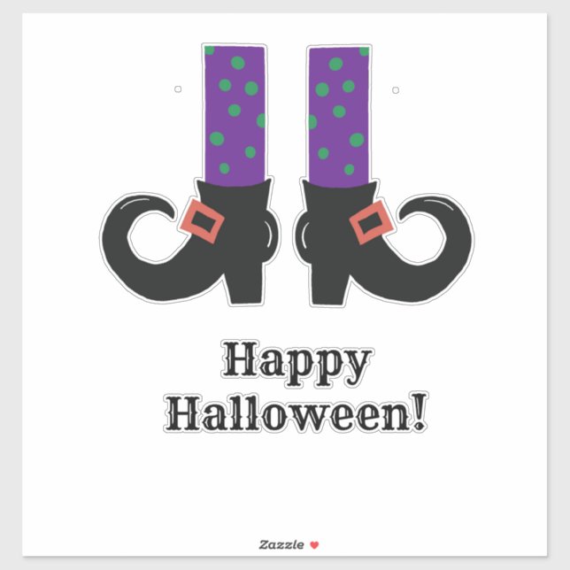 Sticker "Chaussures de sorcières" (Feuille)