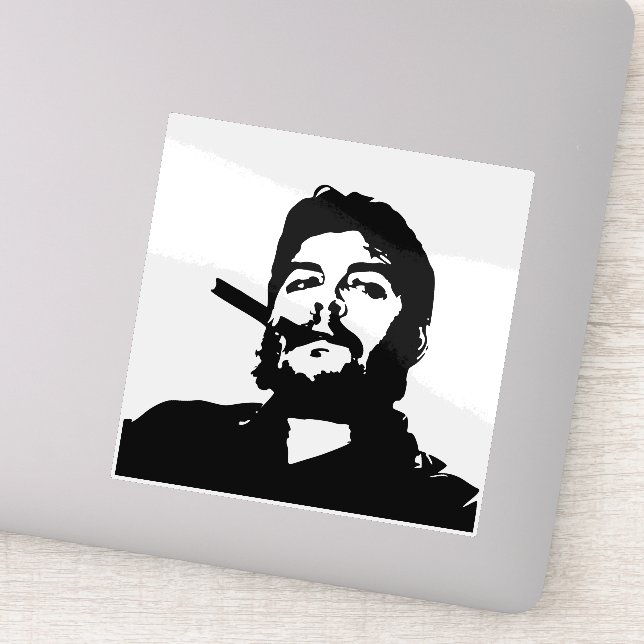 Sticker Che Guevara, Commandante, Révolution, Cuba, La Hav (Détail)