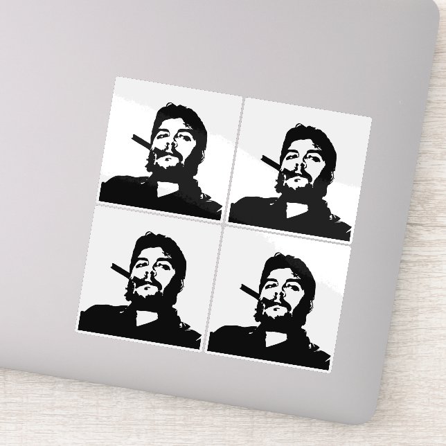 Sticker Che Guevara, Commandante, Révolution, Cuba, La Hav (Détail)