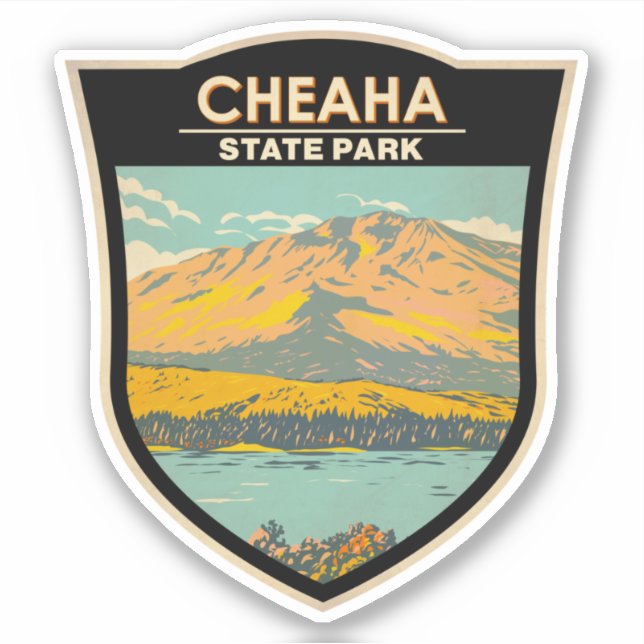 Sticker Cheaha State Park Alabama Badge (Devant)