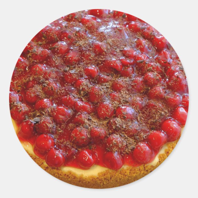 Sticker Cheesecake Cherry Graham (Devant)