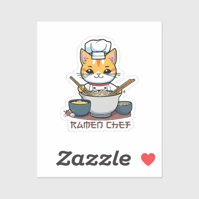 Sticker Chef de Ramen (Feuille)