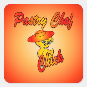 Sticker Chef pâtissier Chick #5