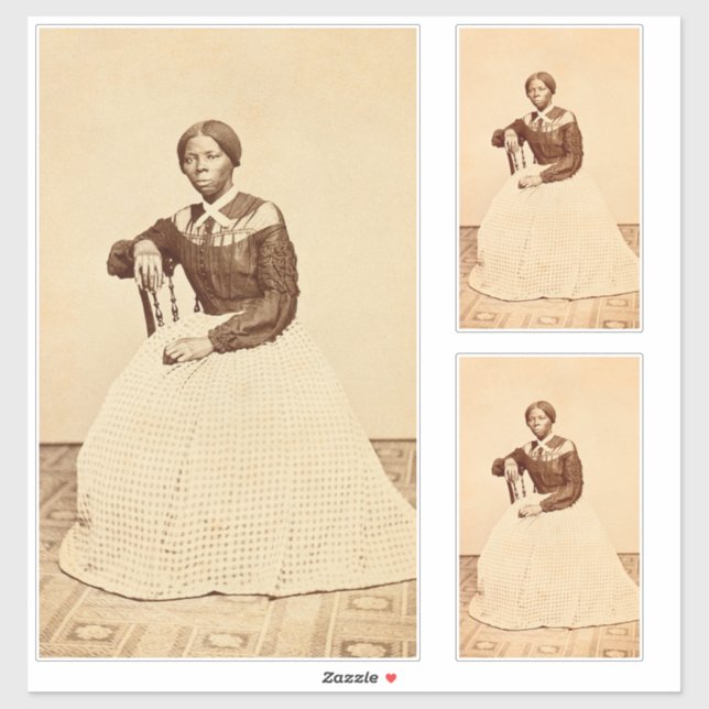 Sticker Chemin de fer abolitionniste Harriet Tubman (Feuille)