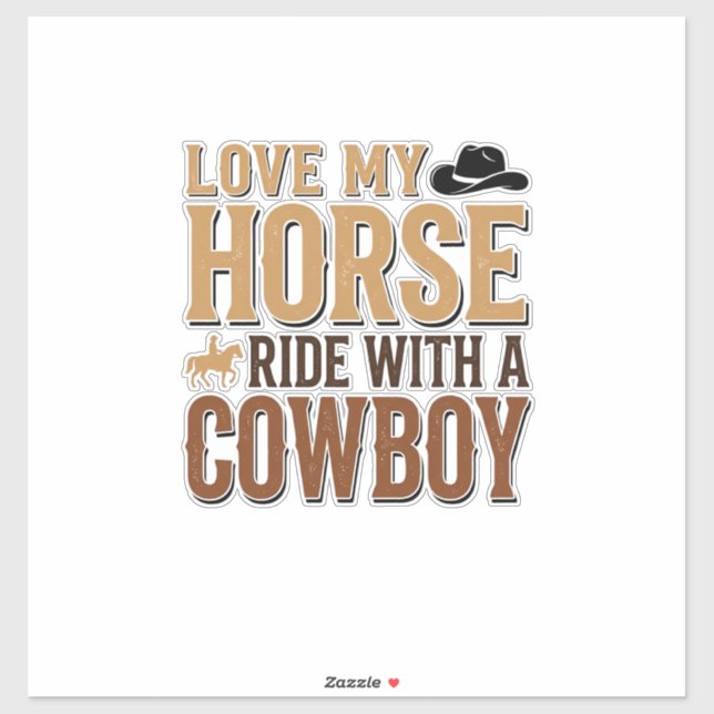 Sticker Chemise à devis de cow-boy et de cheval western vi (Feuille)