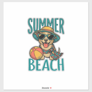 Sticker Chemise de conception de lunettes de soleil vintag