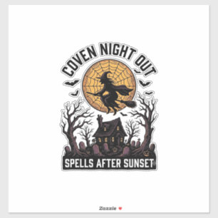 Sticker Chemise de Coven Hanté Vintage Witch House Hallowe