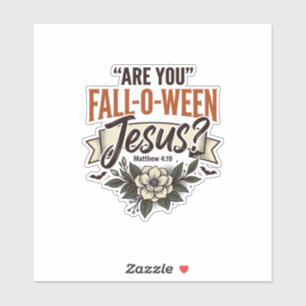 Sticker Chemise de gravure vintage Jésus Christian Fall-O-
