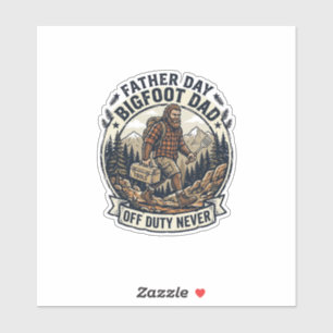 Sticker Chemise de Papa Bigfoot pour la Fête des Pères Mod