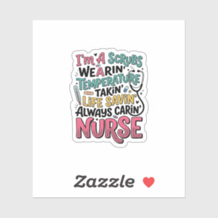 Sticker Chemise de sauvetage de température de scrubs d'in