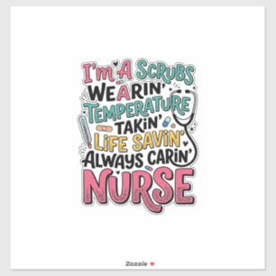 Sticker Chemise de sauvetage de température de scrubs d'in