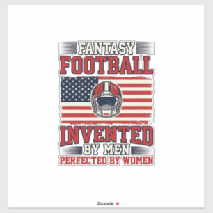 Sticker Chemise de sport vintage femmes de football fantas