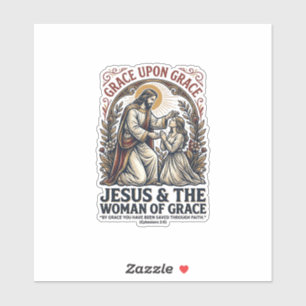 Sticker Chemise d'encouragement pour femmes Jésus Ménopaus