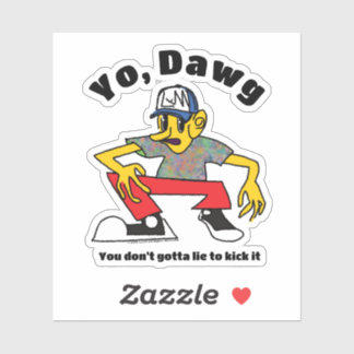 Sticker Chemise personnalisable Hip Hop Homie des années 9