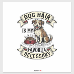 Sticker Chemise poil de chien Gravure vintage amateur de c