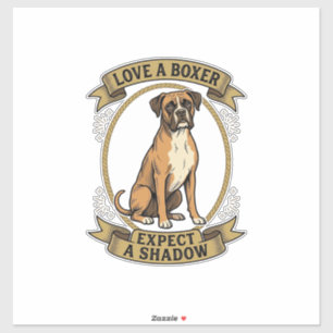 Sticker Chemise pour amateur de Boxer avec gravure vintage