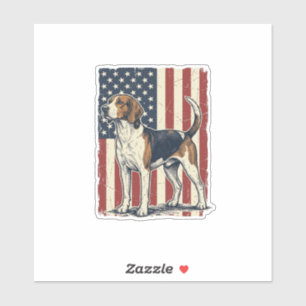 Sticker Chemise vectorielle du drapeau patriotique du chie