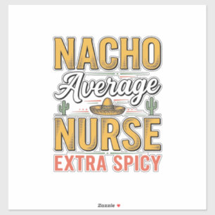 Sticker Chemise Vintage Nacho Infirmière Moyenne Extra Épi