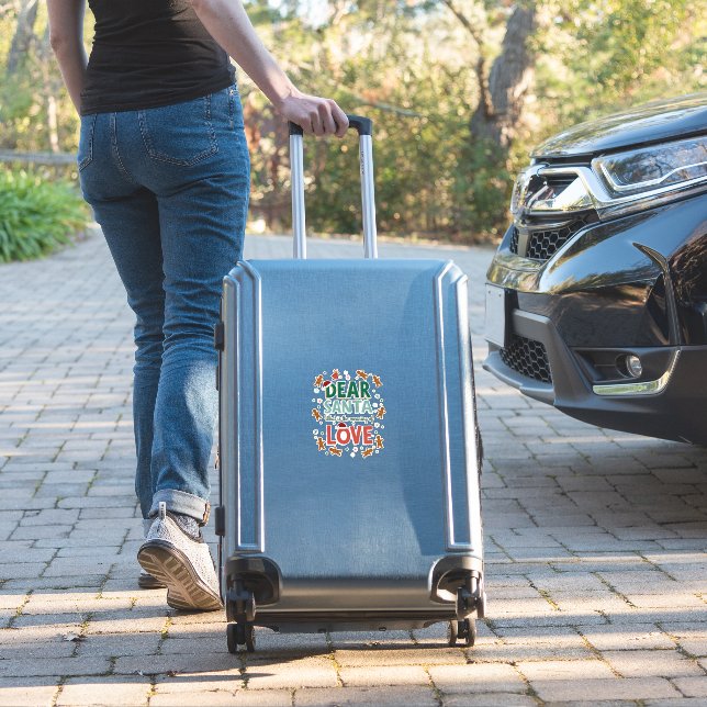 Sticker Cher Père Noël Quelle est la signification de Love (Valise Insitu)
