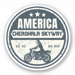 Sticker Cherohala Skyway Tennessee à Caroline du Nord