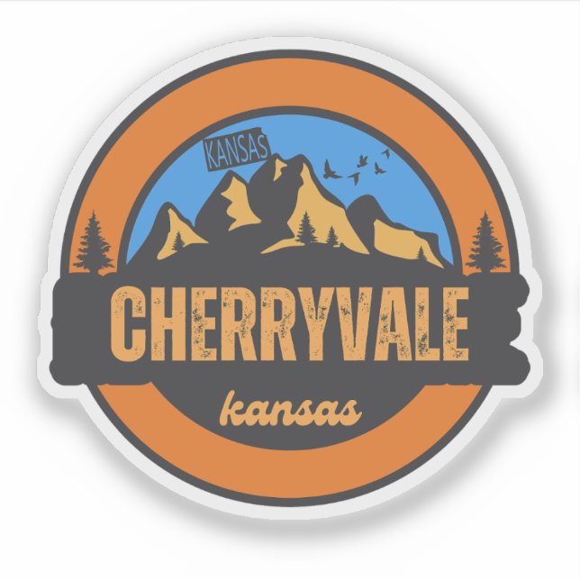 Sticker Cherryvale, Kansas (Devant)