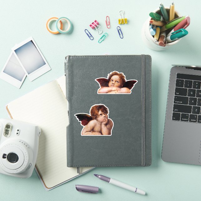 Sticker Chérubins, anges ailés peinture de Raffael  (Couverture iPad)