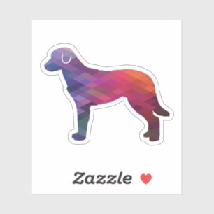 Sticker Chesapeake Bay Retriever Geometry Silhouette Purge