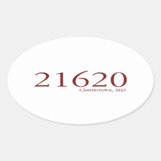 Sticker Chestertown Zipcode