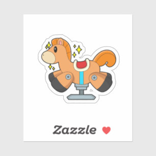 Sticker Cheval à roche