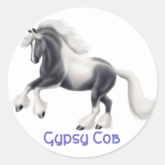 Sticker Cheval Gypsy Cob (Devant)