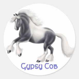 Sticker Cheval Gypsy Cob