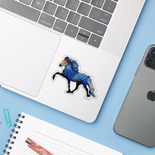 Sticker Cheval islandais Nuit étoilée