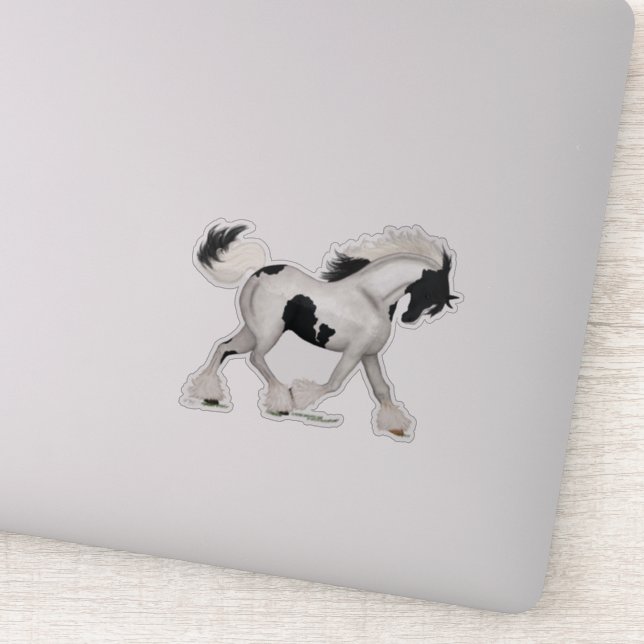 Sticker Cheval Pinto Pony (Détail)
