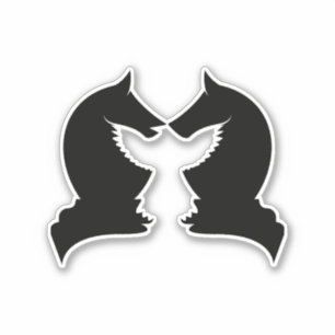 Sticker Chevaliers et aigle d'échecs