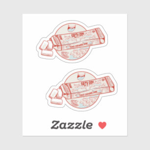 Sticker Chewing-gum au thon aromatisé