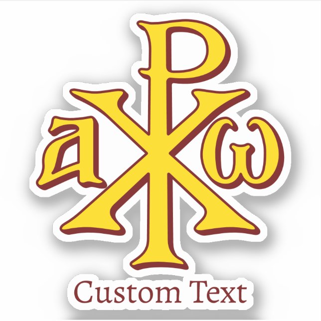 Sticker Chi Rho Christogram (Devant)