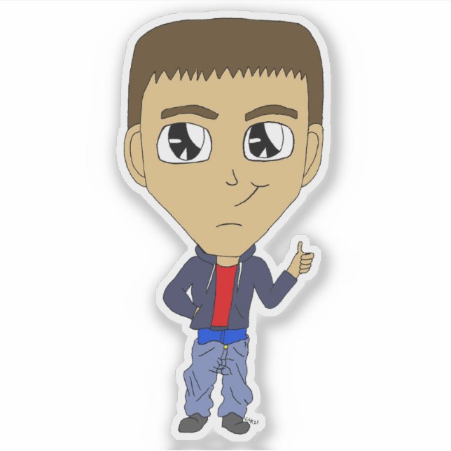 Sticker chibi (Devant)