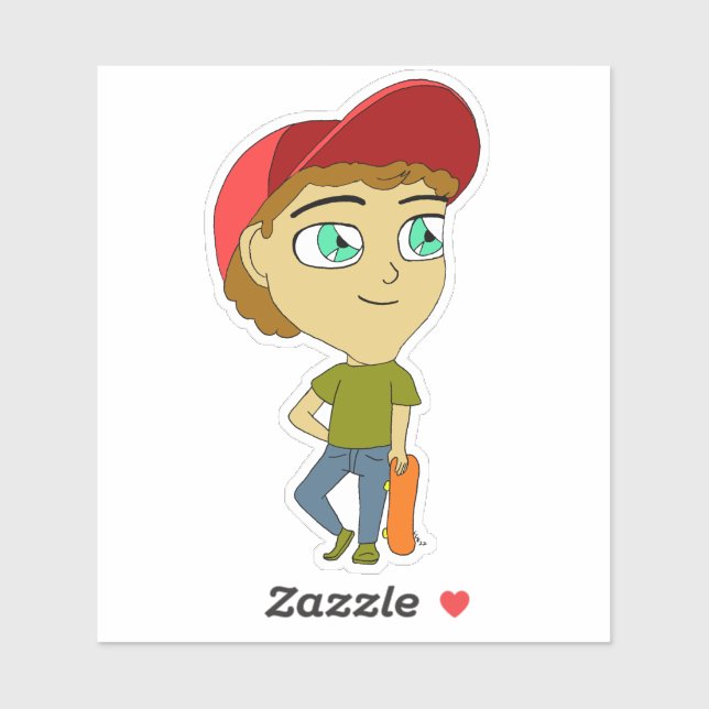 Sticker chibi (Feuille)