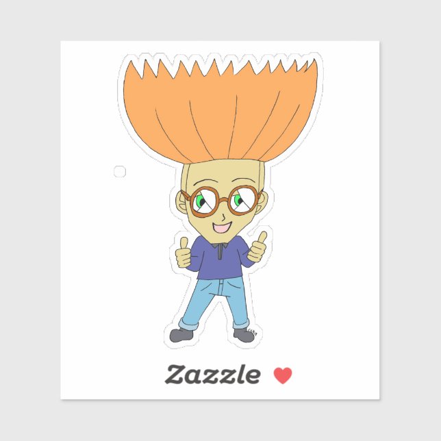 Sticker chibi (Feuille)