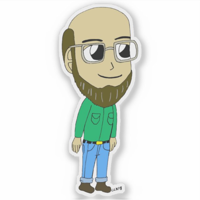 Sticker chibi (Devant)