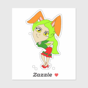 Sticker chibi bunnygirl