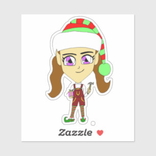 Sticker chibi elf