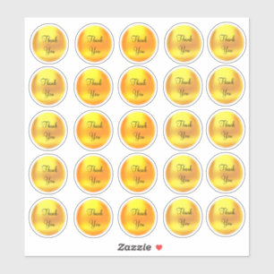 Sticker Chic Gold Dot Merci