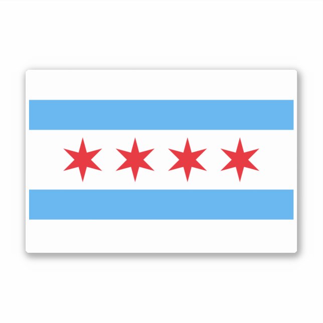 STICKER CHICAGO, IL (Devant)