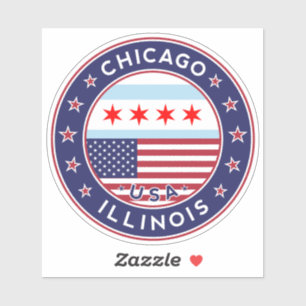 Sticker CHICAGO, Illinois
