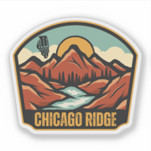 Sticker Chicago Ridge, Illinois